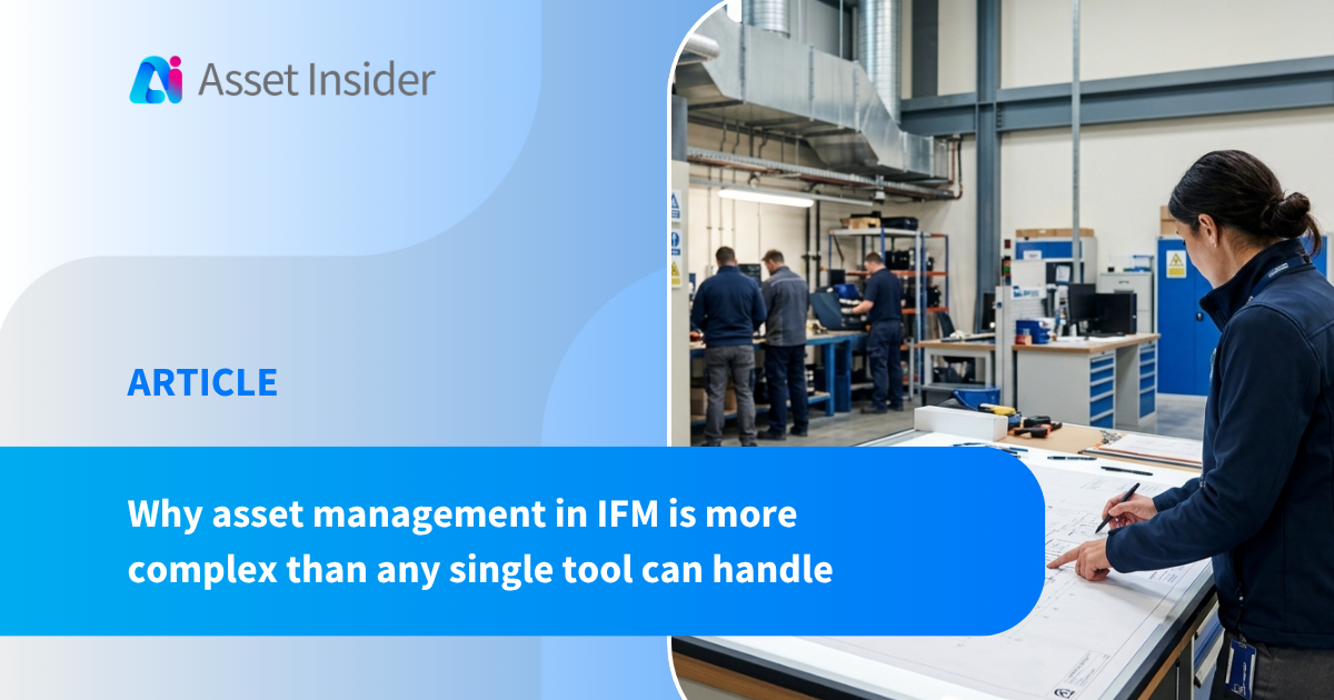 IFM operations leader reviewing multi-service asset management across client facility sites